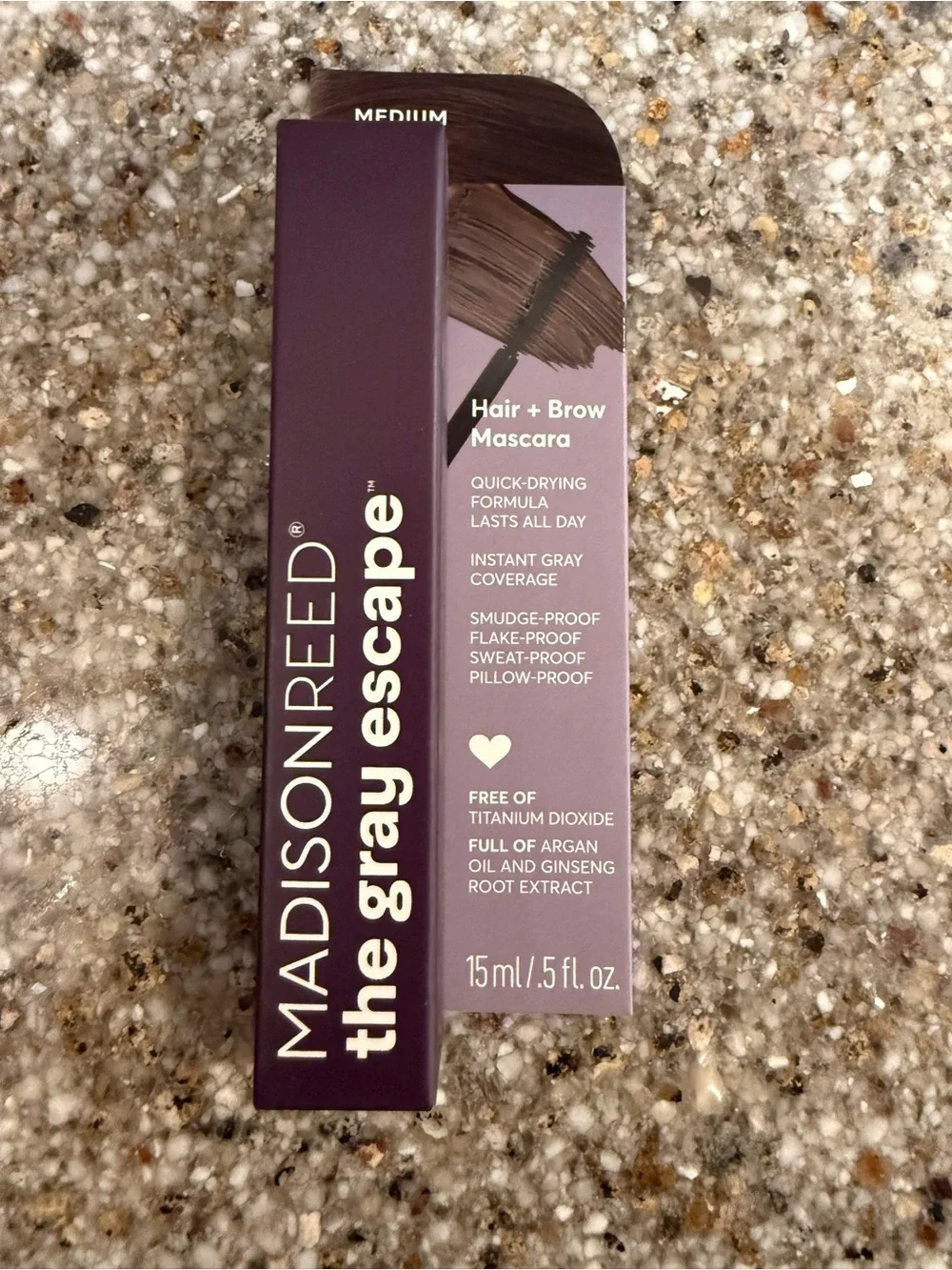 Madison Reed The Gray Escape Hair and Brow Mascara Cover Up in Medium Brown